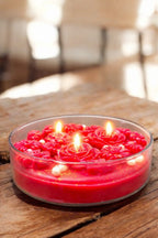 fancy glass jar soy wax candle