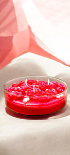 femmora candles red rose soy wax candle valentines day for gifting