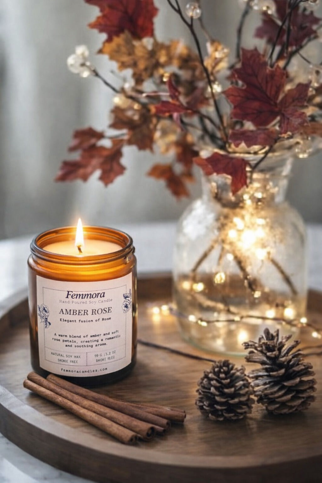 femmora candles amber candle