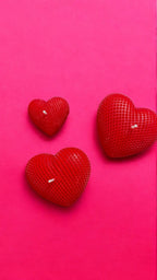 Femmora Handmade Ocean Breeze Heart Shape Candles – Valentine’s Day Gift (Pack of 3)