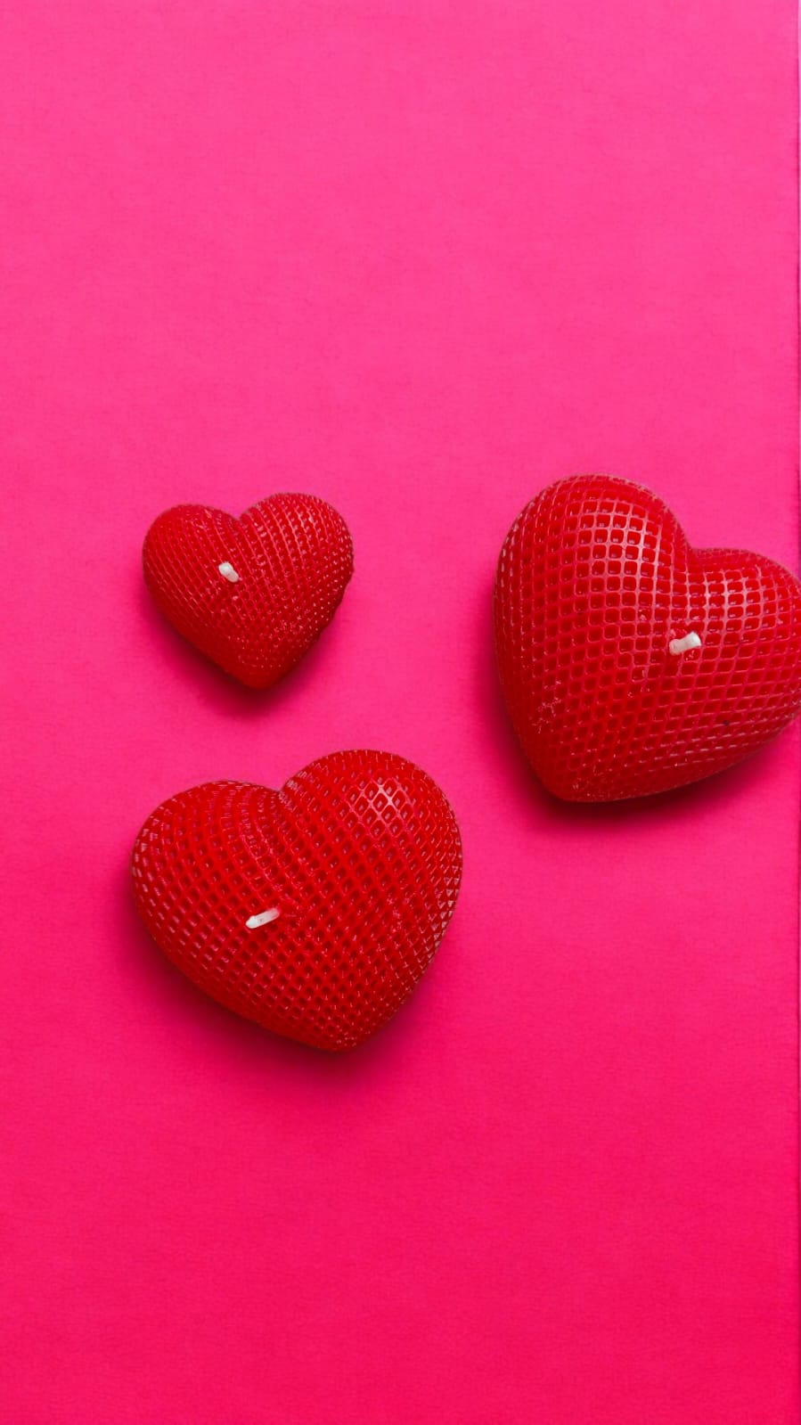 Femmora Handmade Ocean Breeze Heart Shape Candles – Valentine’s Day Gift (Pack of 3)