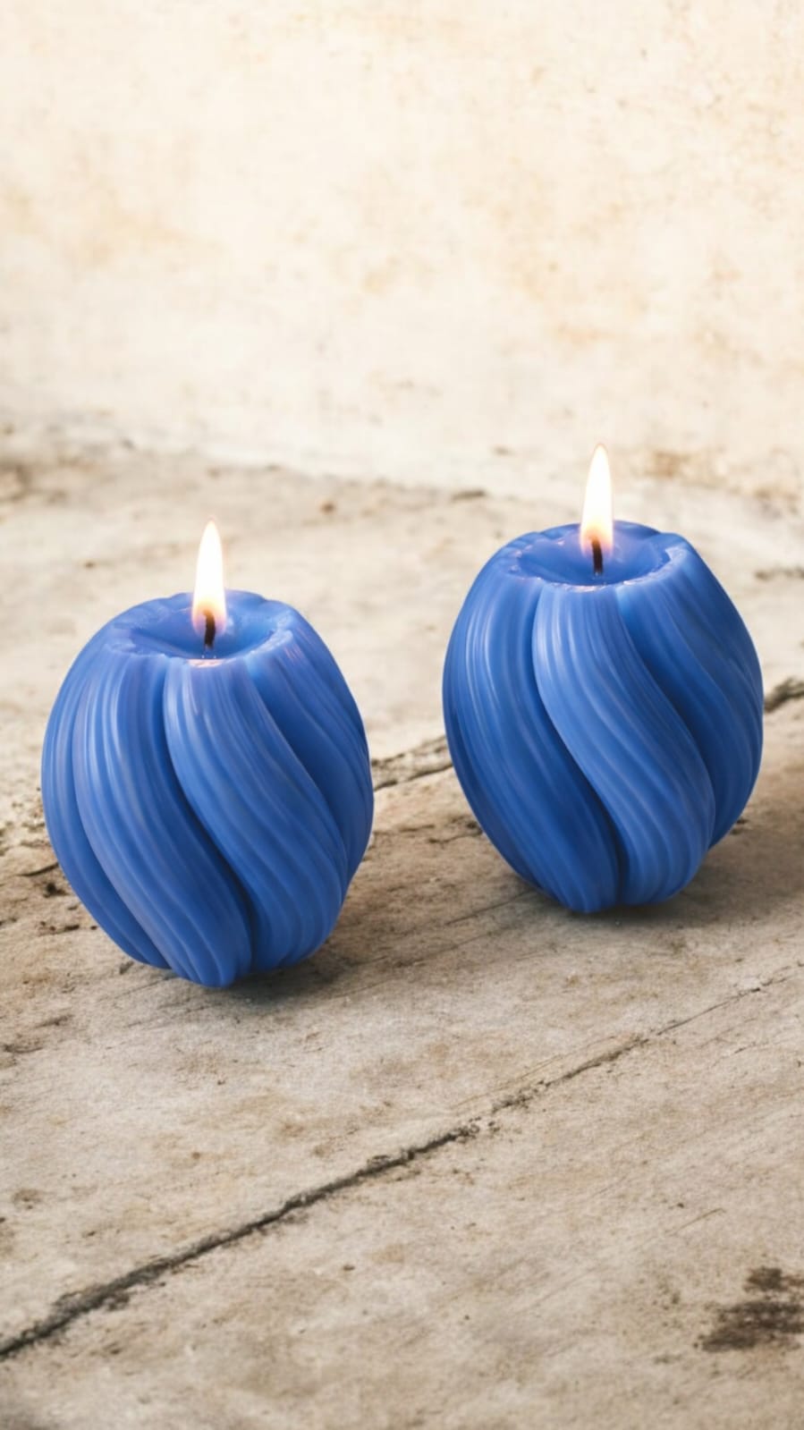 femmora candles swirl candle pack of  2